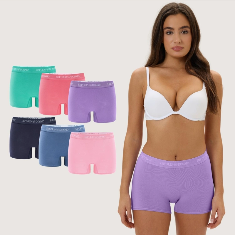 PACK DE 6 CALZONES PANTALETA ALGODON MUJER - 1