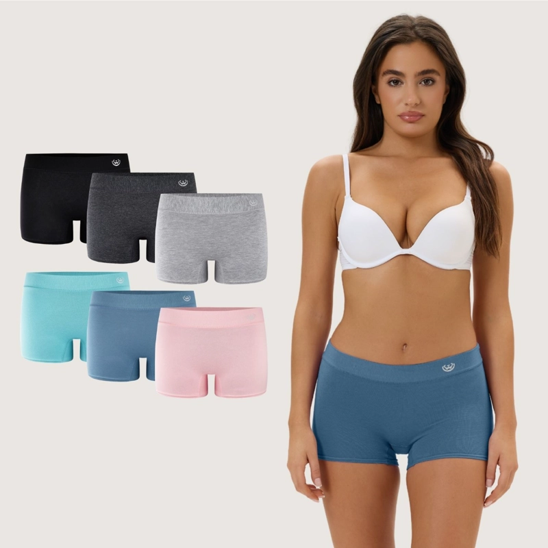 PACK DE 6 CALZONES PANTALETA ALGODON MUJER - 1