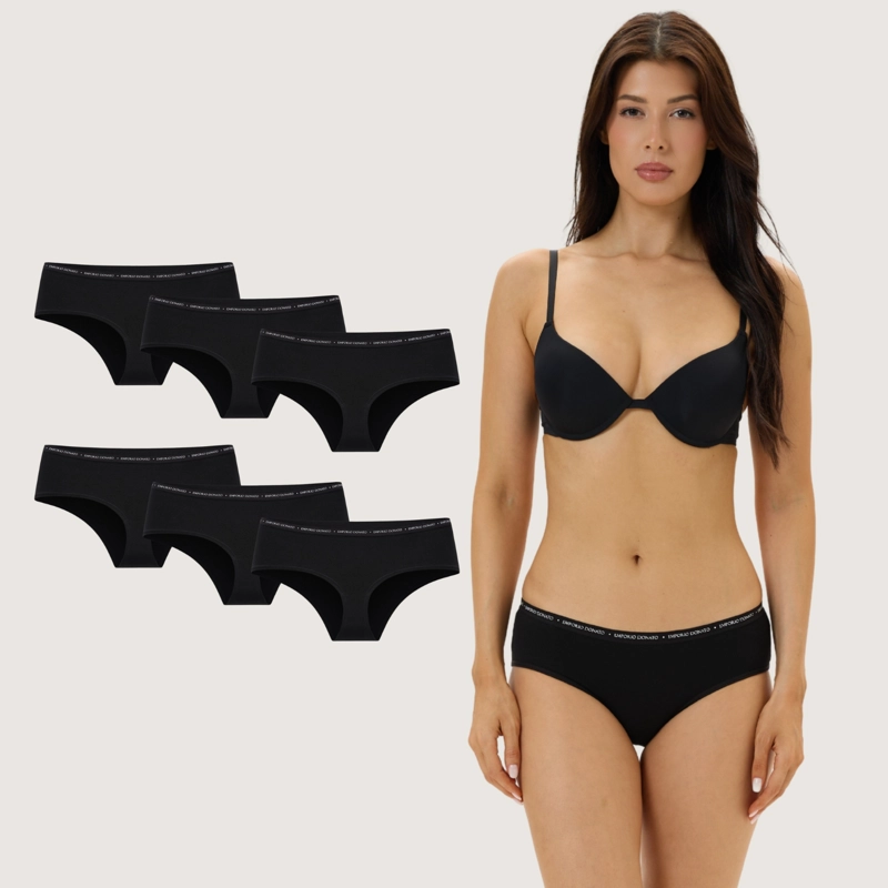 PACK DE 6 CALZONES PANTALETA ALGODON MUJER - 1