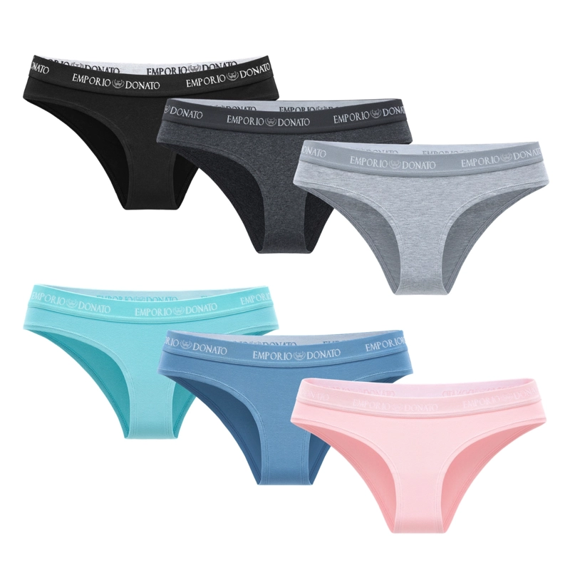 PACK DE 6 CALZONES BIKINI ALGODON MUJER - 8
