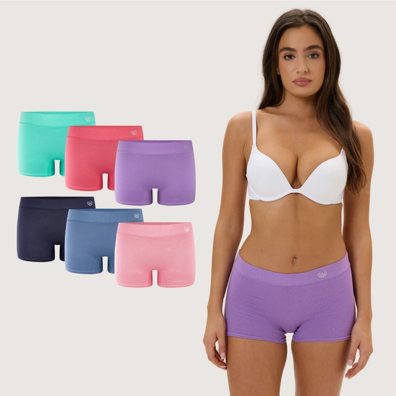 PACK DE 6 CALZONES PANTALETA ALGODON MUJER - 1