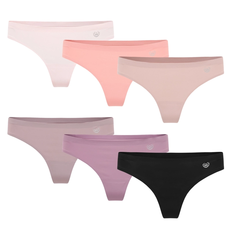 PACK DE 6 CALZONES COLALESS MICROFIBRA CORTE LASER MUJER - 8