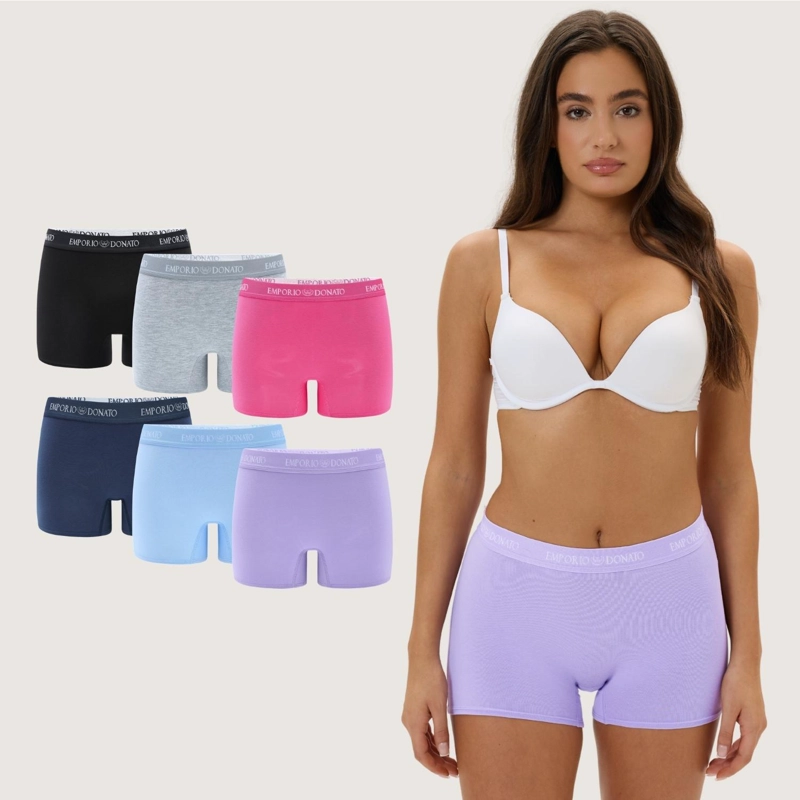 PACK DE 6 CALZONES PANTALETA ALGODON MUJER - 1