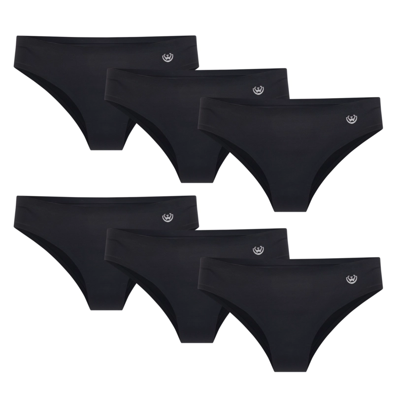 PACK DE 6 CALZONES BIKINI MICROFIBRA CORTE LASER MUJER - 4