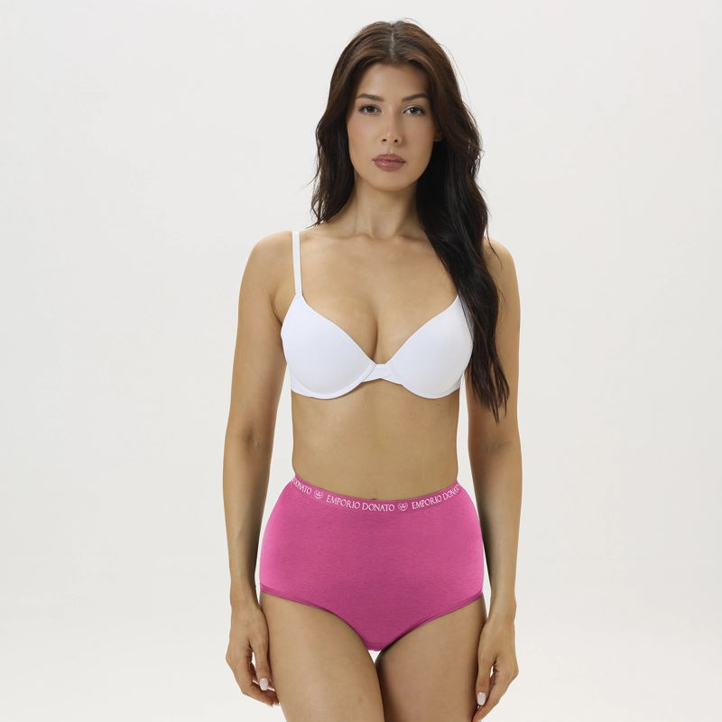 PACK DE 6 CALZONES TIRO ALTO ALGODON MUJER - 4