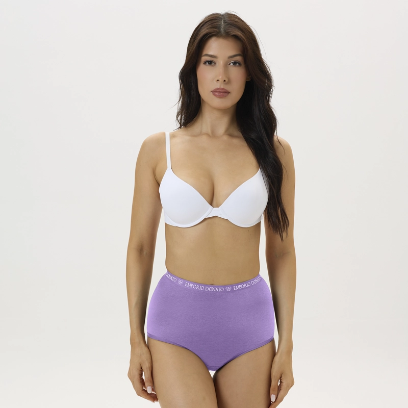 PACK DE 6 CALZONES TIRO ALTO ALGODON MUJER - 7