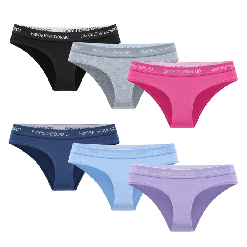 PACK DE 6 CALZONES BIKINI ALGODON MUJER - 8