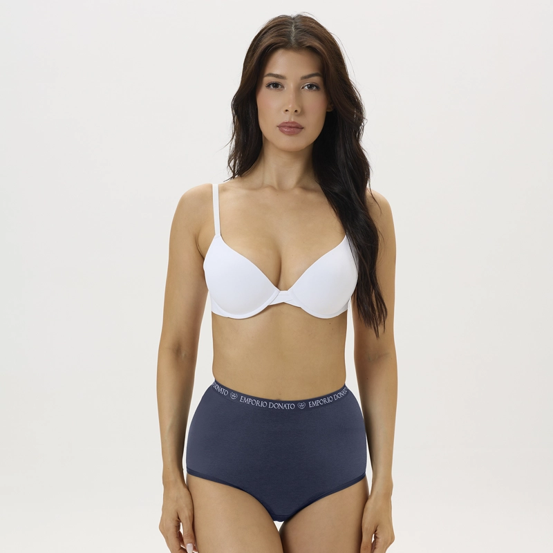 PACK DE 6 CALZONES TIRO ALTO ALGODON MUJER - 6