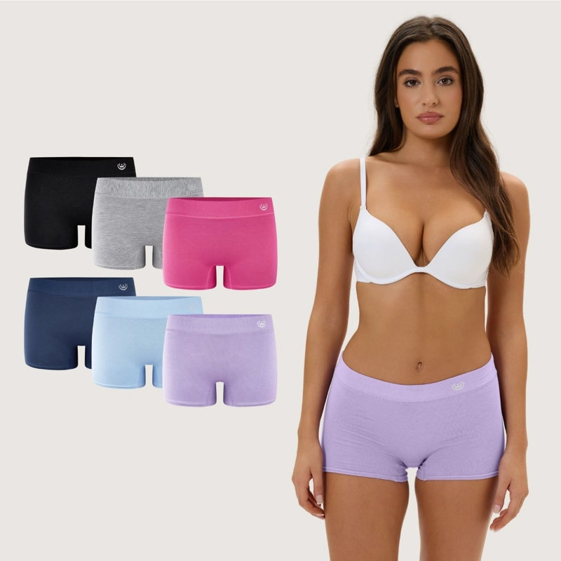 PACK DE 6 CALZONES PANTALETA ALGODON MUJER - 1