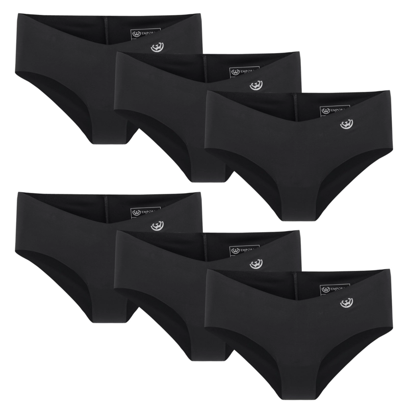PACK DE 6 CALZONES BIKINI MICROFIBRA CORTE LASER MUJER - 4