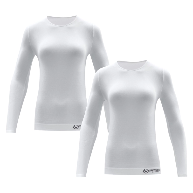 PACK DE 2 POLERA CUELLO REDONDO MICROFIBRA MUJER - 4
