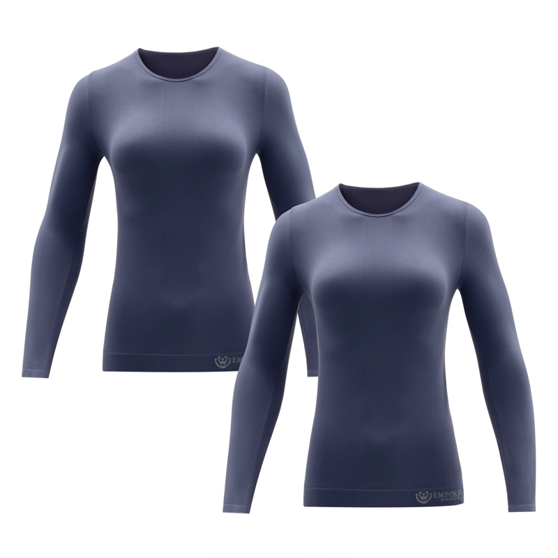 PACK DE 2 POLERA CUELLO REDONDO MICROFIBRA MUJER - 4