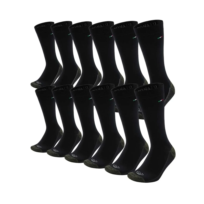 PACK DE 12 CALCETINES VESTIR BAMBÚ COBRE HOMBRE GIOVACCHINO - 1
