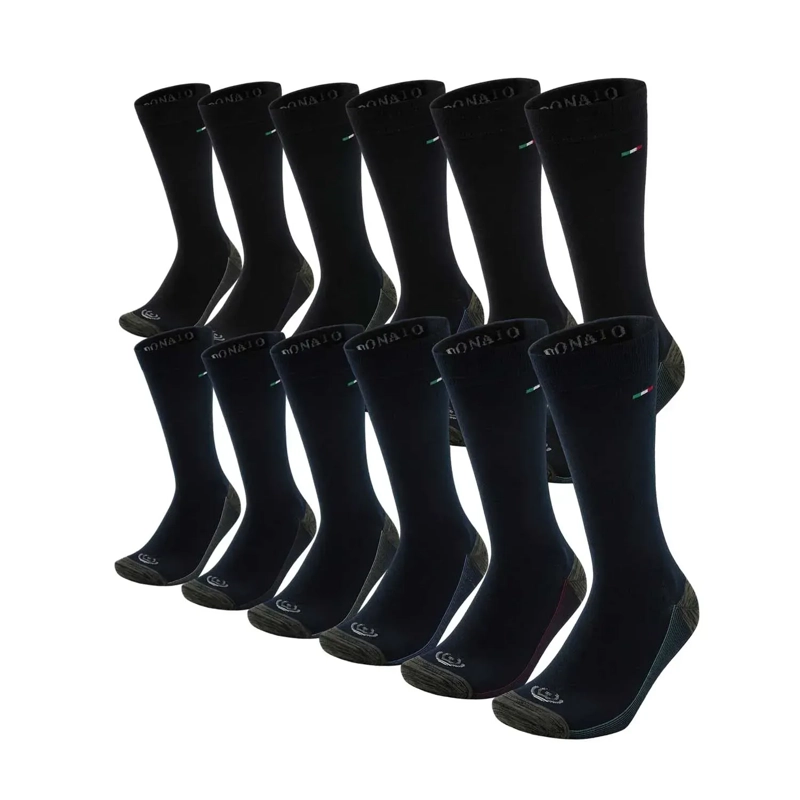 PACK DE 12 CALCETINES VESTIR BAMBÚ COBRE HOMBRE GIOVACCHINO - 1