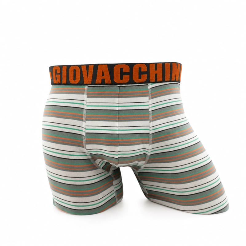 PACK DE 6 BOXER MEDIO ALGODÓN HOMBRE RAYAS COLORES SURTIDO - 2