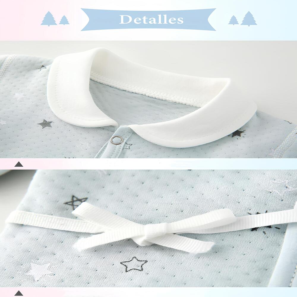 SET AJUAR ALGODON UNISEX LUBABYCAS ROSADO BEBE ROPA 24 PIEZAS - 5