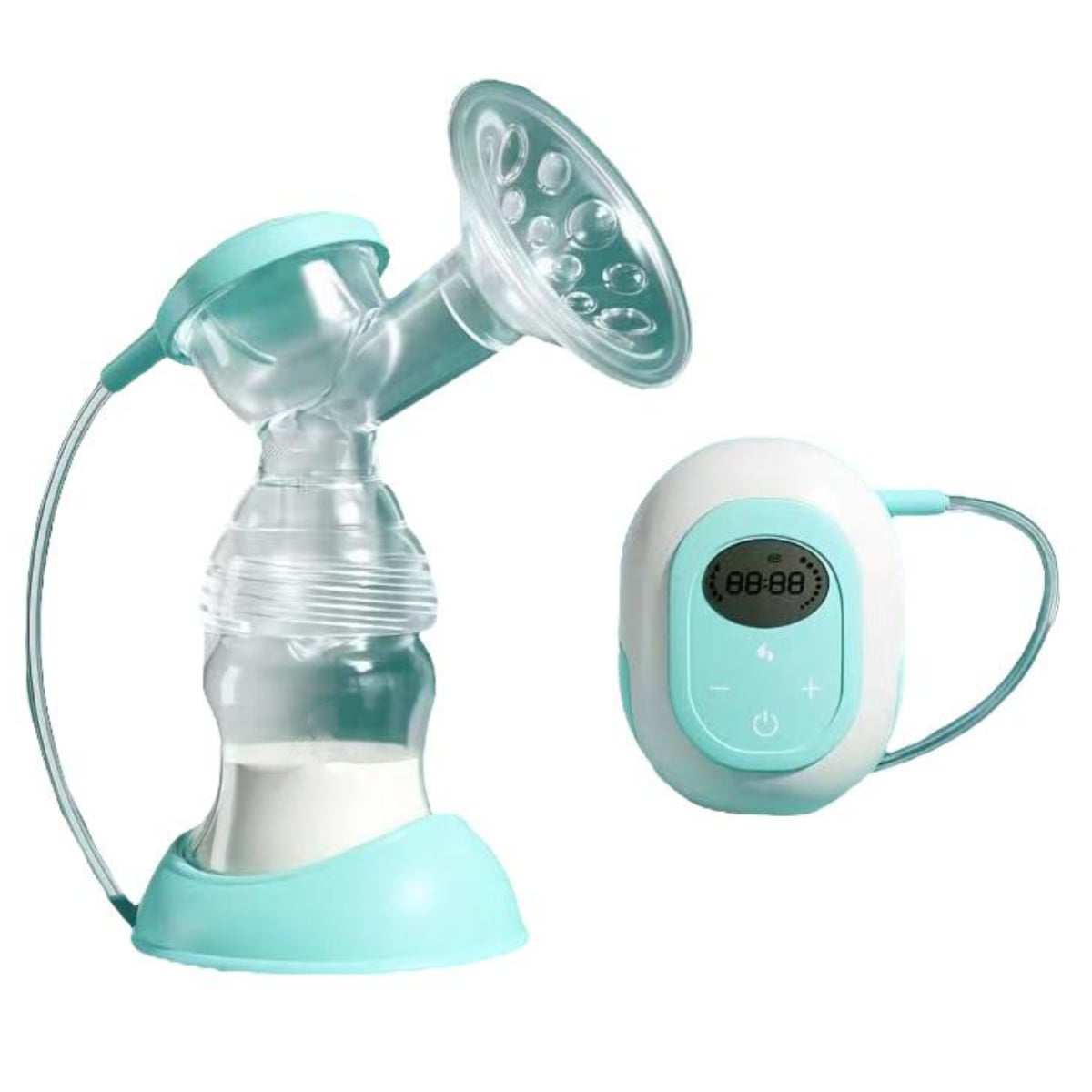EXTRACTOR DE LECHE LUBABYCAS VERDE ELÉCTRICO 9 NIVELES INALAMBRICO - 1