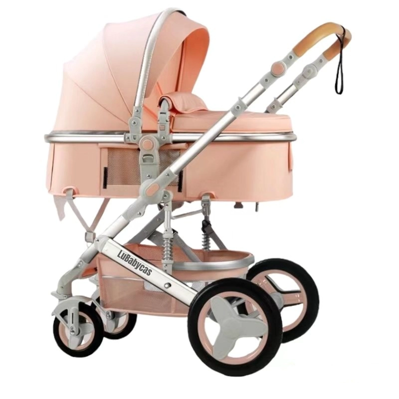 COCHE CUNA LUBABYCAS MOISÉS CON ACCESORIOS ROSADO - 1