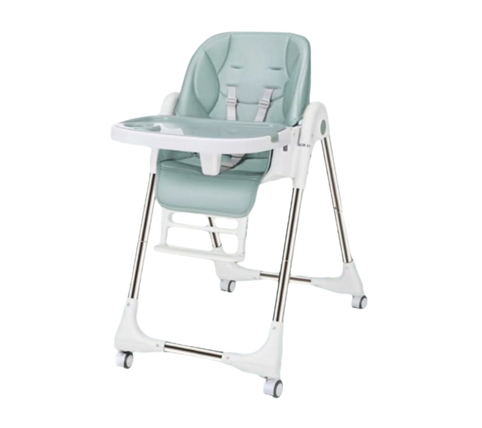 SILLA COMER LUBABYCAS MULTIPOSICIONES PLEGABLE VERDE - 1