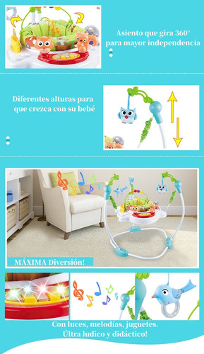 SALTARIN CENTRO DE ACTIVIDAD MUSICAL ROSADO LUBABYCAS - 3