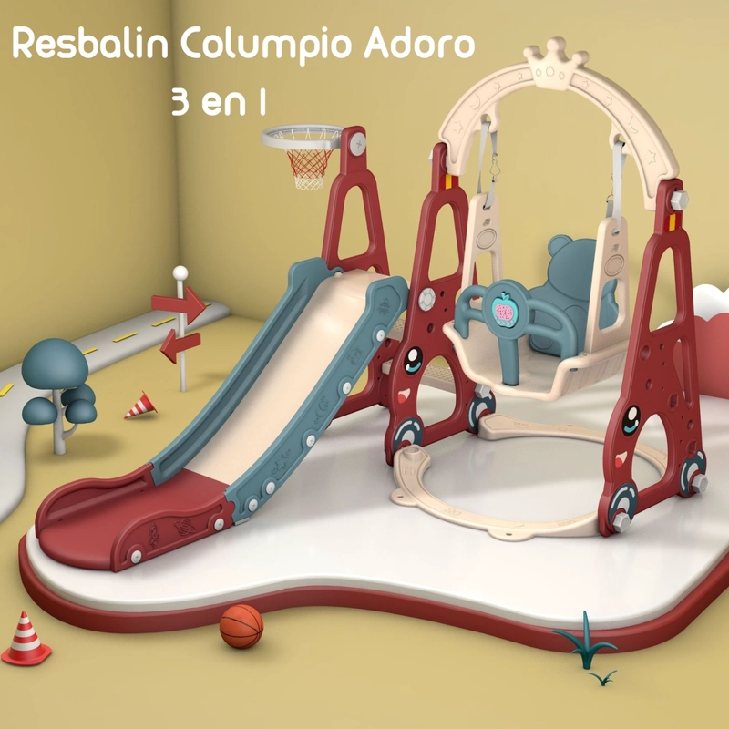 RESBALIN COLUMPIO 3 EN 1 LUBABYCAS GRIS - 2