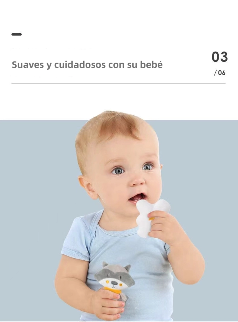 MÓVIL LUBABYCAS MUSICAL 360° CON CAJA OSITO GRIS - 5