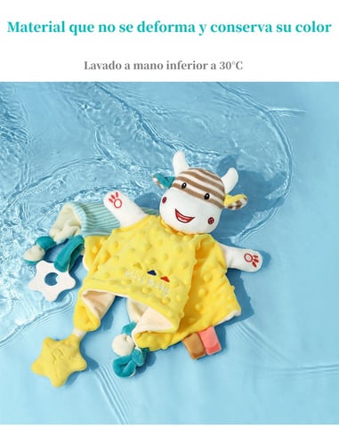 PELUCHE LUBABYCAS APEGO SENSORIAL ALGODÓN ZIMBA - 5