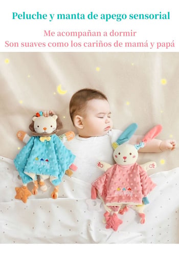 PELUCHE LUBABYCAS APEGO SENSORIAL ALGODÓN ELEFANTE - 2