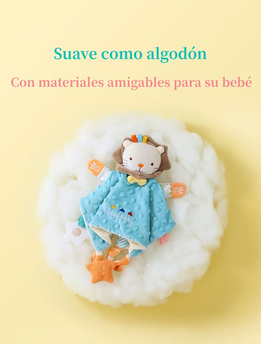 PELUCHE LUBABYCAS APEGO SENSORIAL ALGODÓN ELEFANTE - 3