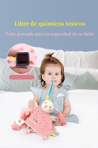 PELUCHE LUBABYCAS APEGO SENSORIAL ALGODÓN ELEFANTE - 4