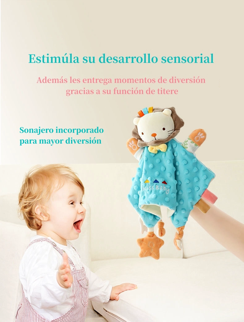 PELUCHE LUBABYCAS APEGO SENSORIAL ALGODÓN BELLA - 6