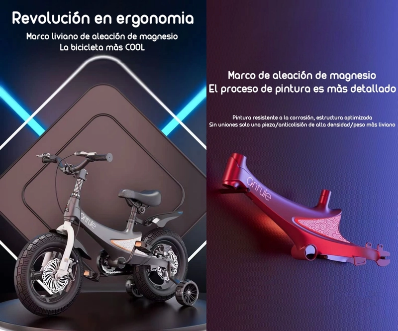 BICICLETA LUBABYCAS ARO 16 INFANTIL 5-8 AÑOS NIÑA ROSADA - 5