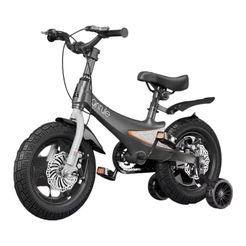 BICICLETA LUBABYCAS ARO 16 INFANTIL 5-8 AÑOS NIÑO GRIS - 1