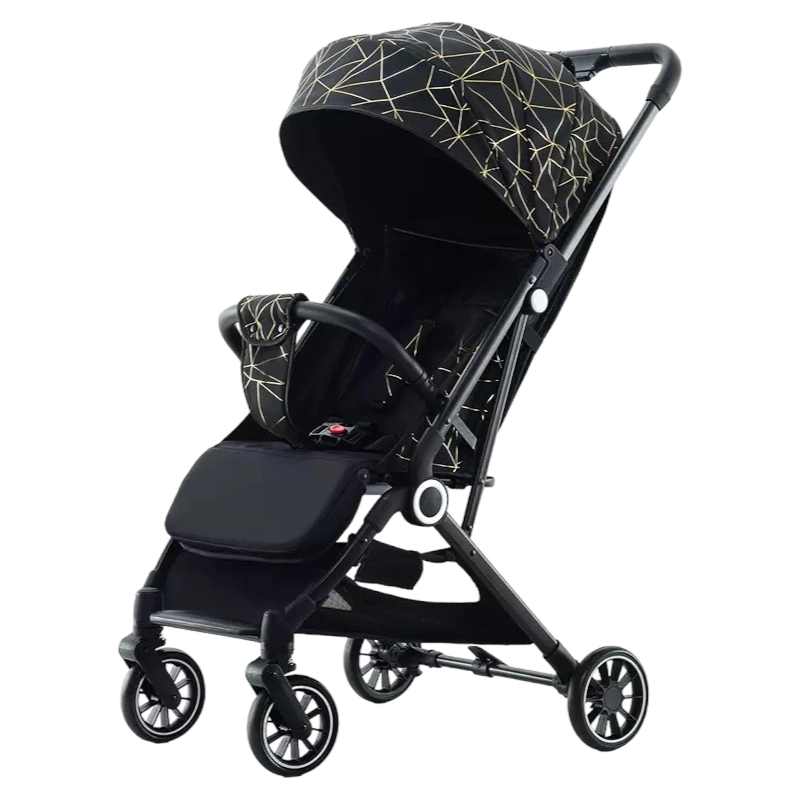 COCHE PASEO LUBABYCAS ÚLTRA COMPACTO NEGRO - 1