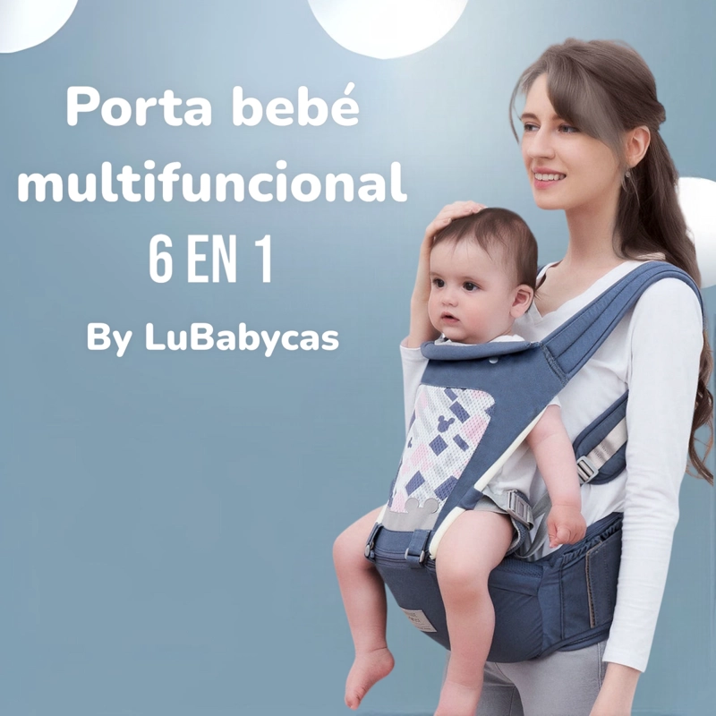 PORTABEBÉ LUBABYCAS ERGONÓMICO 6 EN 1 BY AZUL - 2