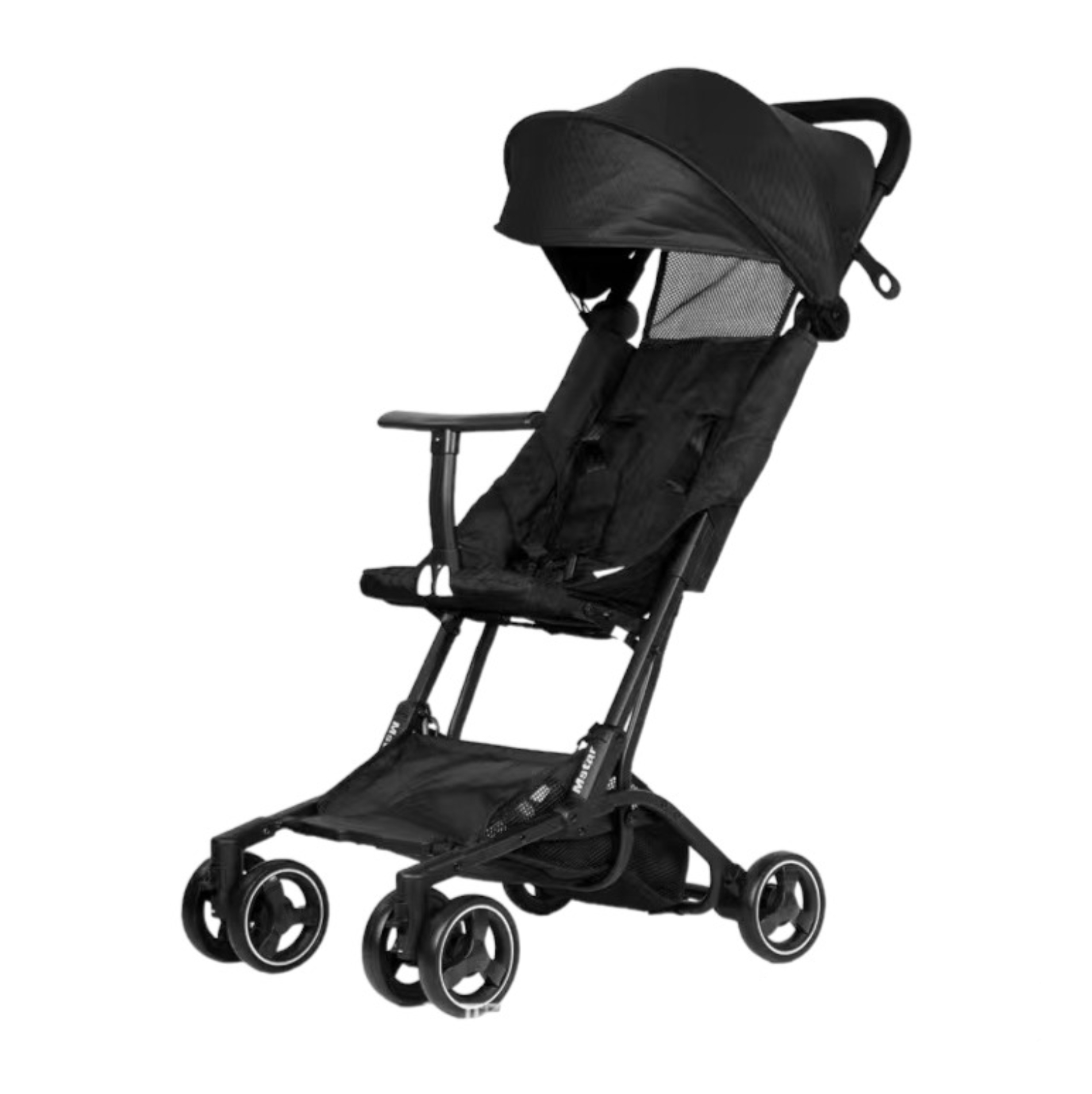 COCHE PASEO LUBABYCAS PREMIUM ÚLTRA COMPACTO NEGRO - 1