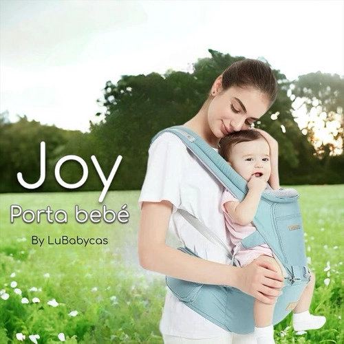 PORTABEBÉ LUBABYCAS ERGONÓMICO MULTIFUNCIONAL 3 EN 1 MENTA - 2
