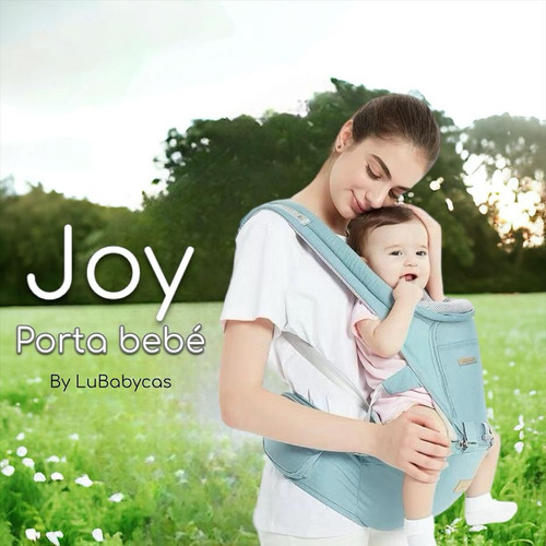PORTABEBÉ LUBABYCAS ERGONÓMICO MULTIFUNCIONAL 3 EN 1 MENTA - 2