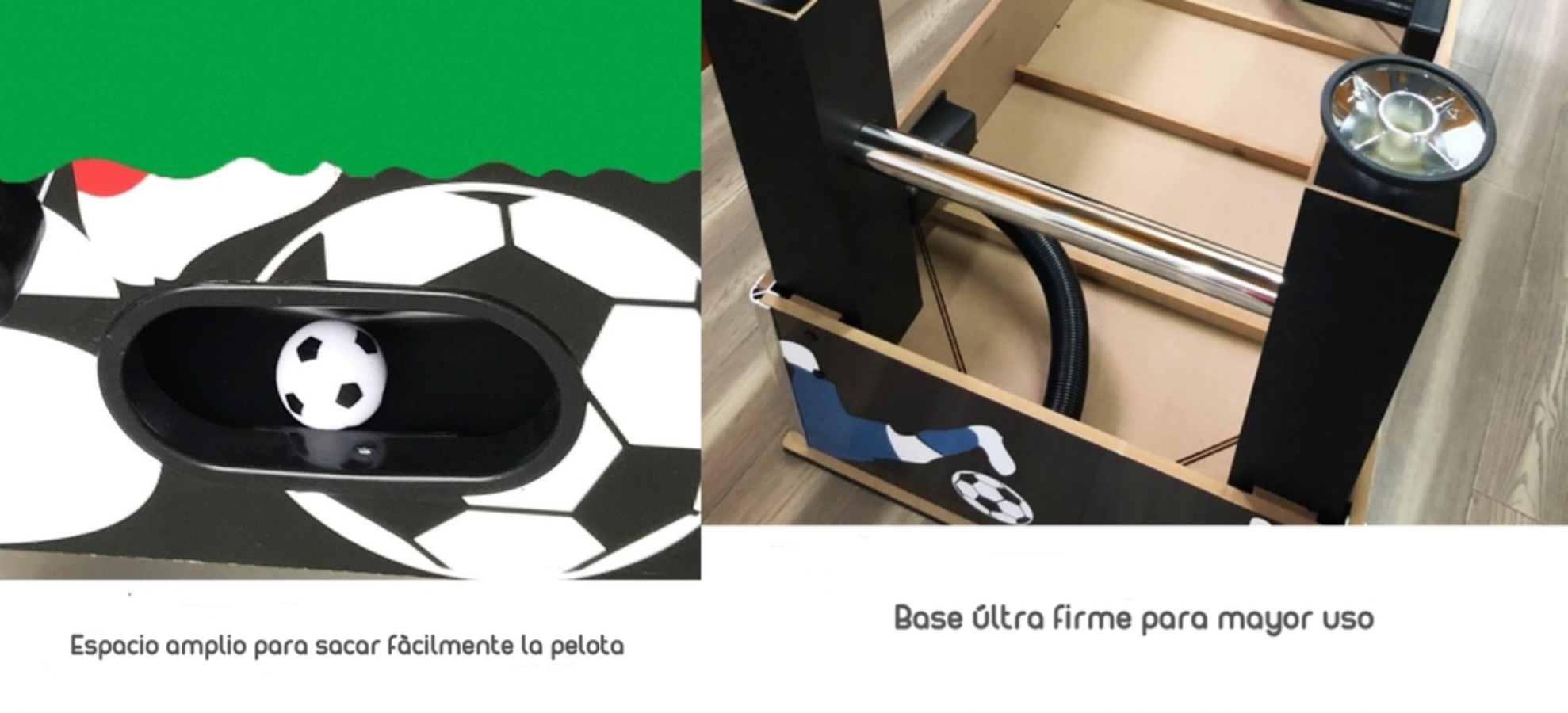 TACA TACA DE FUTBOL MADERA 140*76CM PREMIUM BY LUBABYCAS - 6