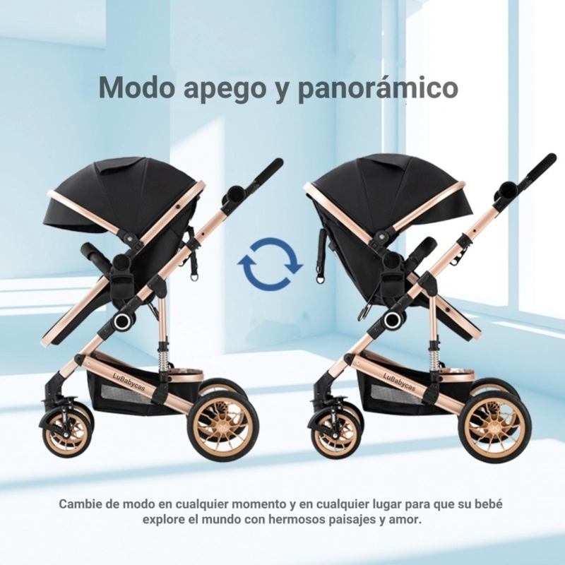 COCHE TRAVEL SYSTEM CON ACCESORIOS MUSSO BURDEOS LUBABYCAS - 5