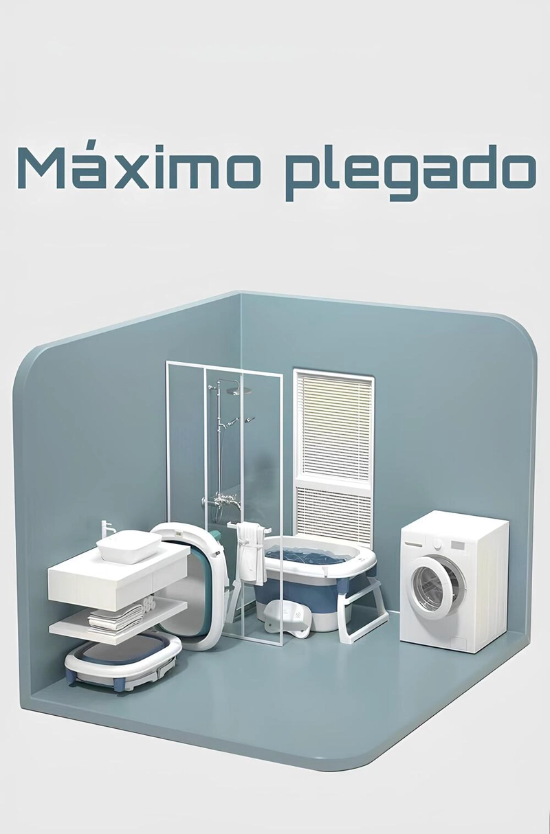 BAÑERA LUBABYCAS CON COJIN TERMÓMETRO MÁS ACCESORIOS ROSADO - 7