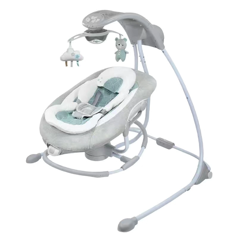 COLUMPIO INGENUITY MECEDORA ELECTRICO 360° LUBABYCAS GRIS - 1