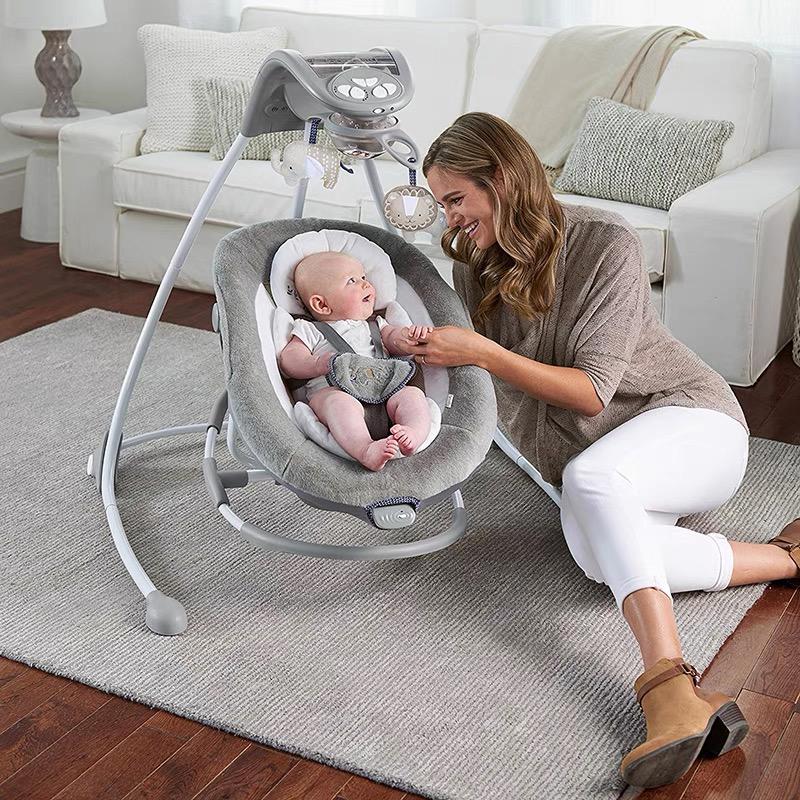 COLUMPIO INGENUITY MECEDORA ELECTRICO 360° LUBABYCAS GRIS - 2