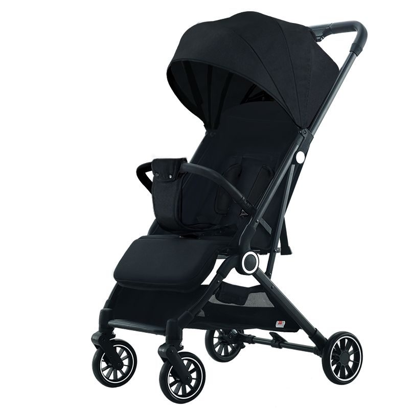 COCHE PASEO LUBABYCAS ÚLTRA COMPACTO BLACK NEGRO - 1