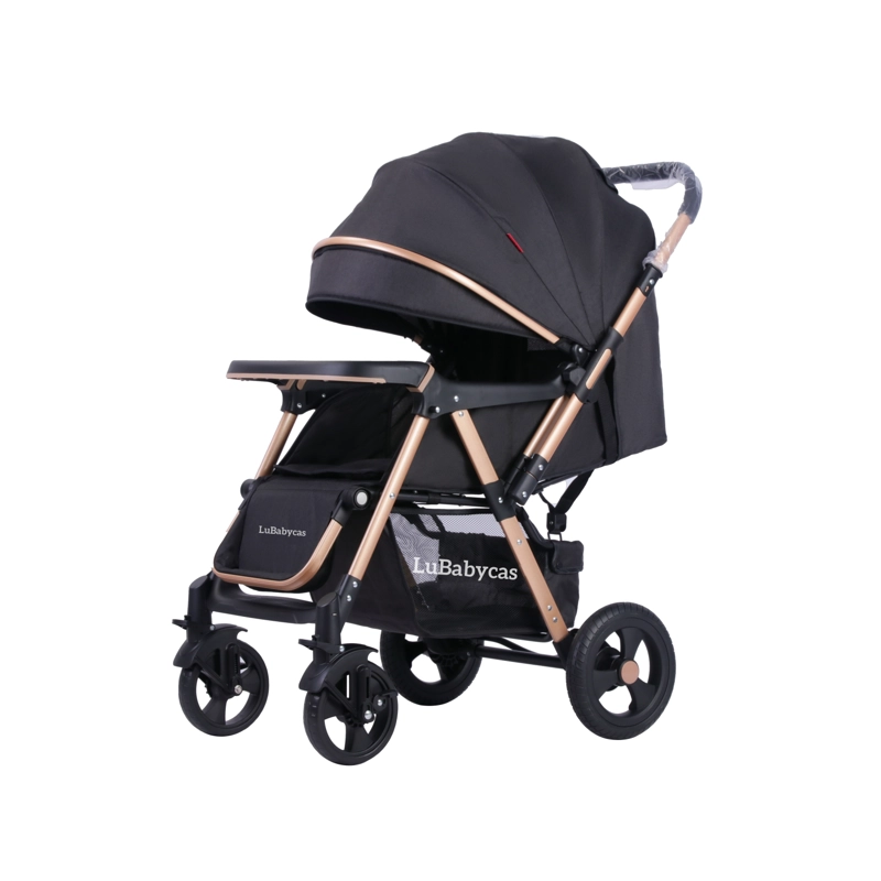 COCHE PASEO LUBABYCAS REVERSIBLE RUBIK NEGRO - 1
