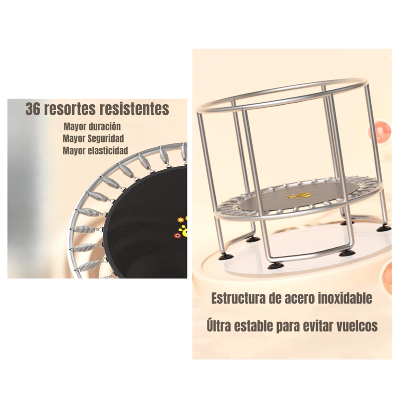 CAMA ELASTICA TRAMPOLINE 150CM MAS JUEGOS LUBABYCAS - 3