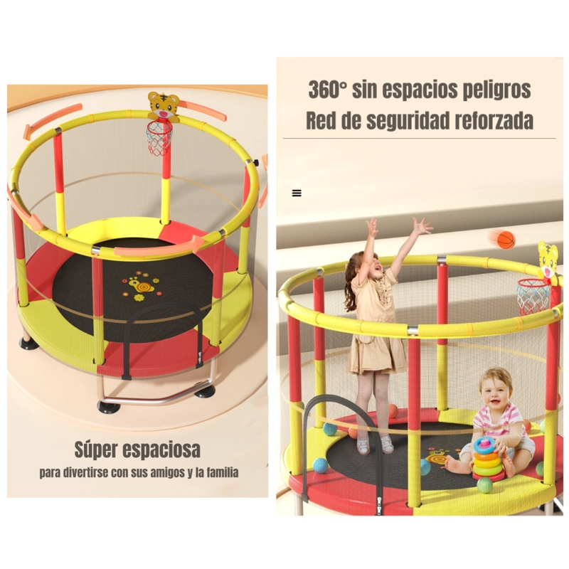 CAMA ELASTICA TRAMPOLINE 150CM MAS JUEGOS LUBABYCAS - 5