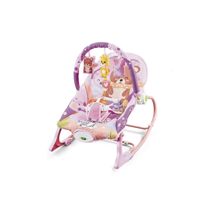 SILLA LUBABYCAS NIDO MECEDORA CON VIBRACIÓN Y MELODÍA ROSADO - 1