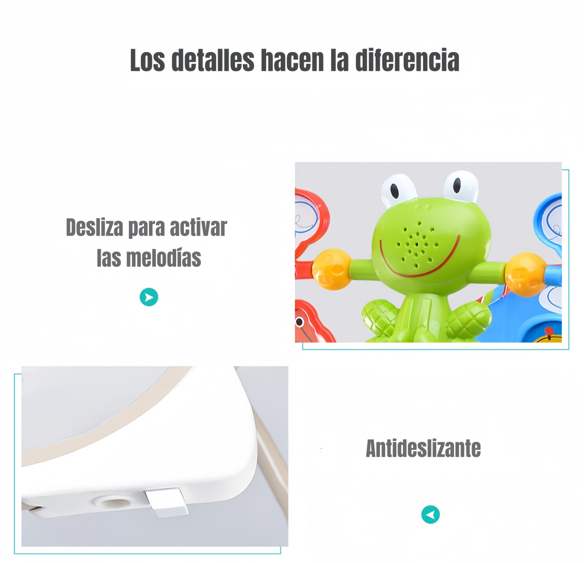 SILLA LUBABYCAS NIDO MECEDORA CON VIBRACIÓN Y MELODÍA GRIS - 5