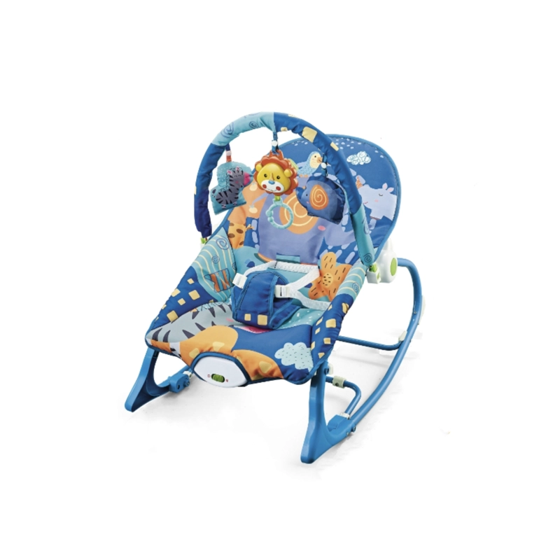 SILLA LUBABYCAS NIDO MECEDORA CON VIBRACIÓN Y MELODÍA AZUL - 1